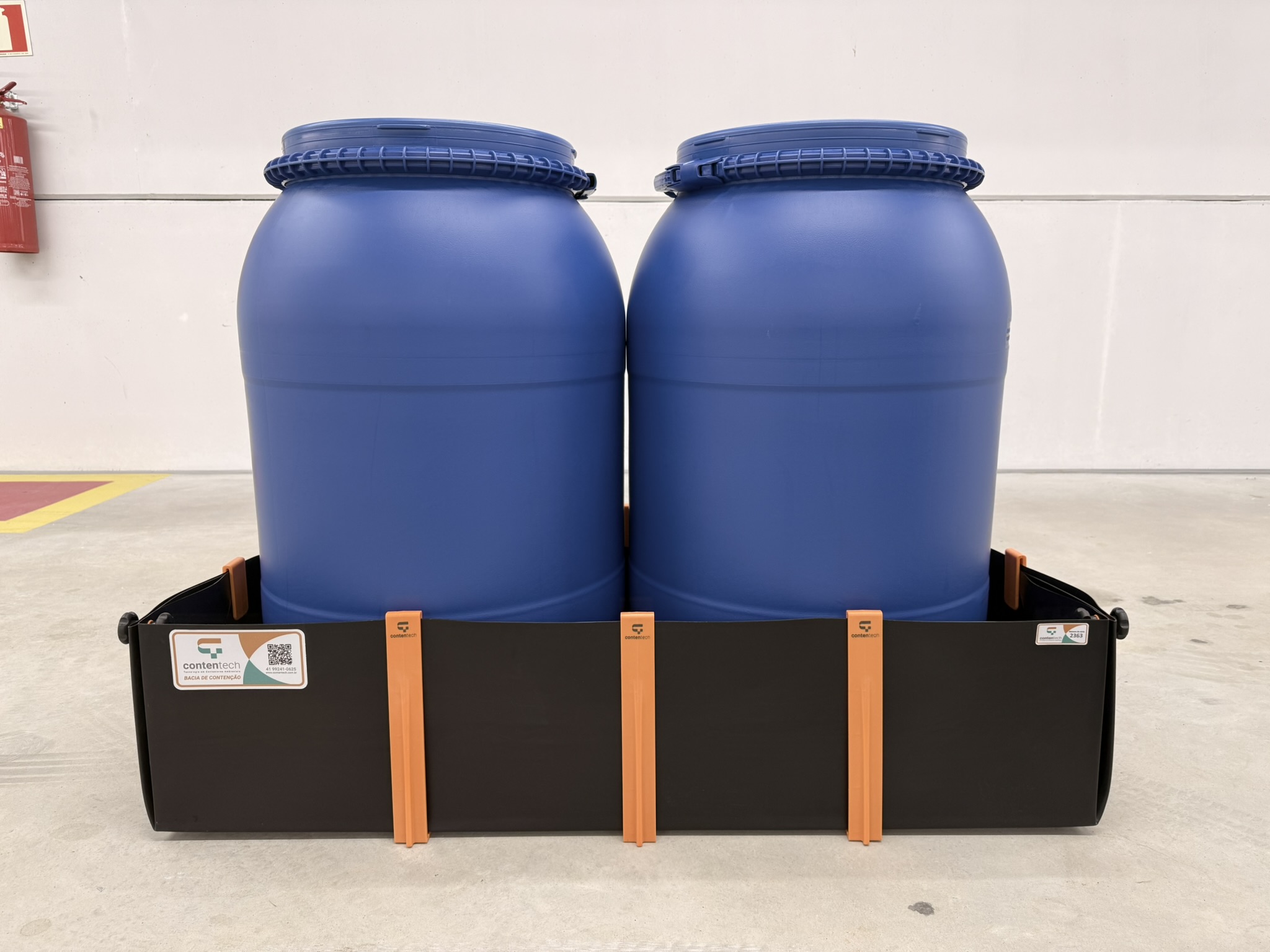 Bacia de Contenção para 2 tambores